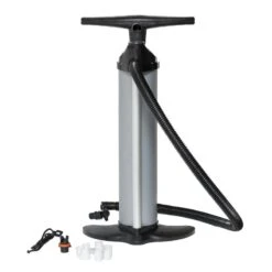 Bravo 110 Double Single Handpumpe Aluminium Pumpe Mit Manometer 2x2,5 Liter Grau