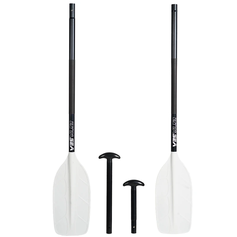 ExtaSea Alu Paddelkombination Doppelpaddel Stechpaddel Black And White 4 ExtaSea Alu Paddelkombination Doppelpaddel Stechpaddel Black And White – Bild 4