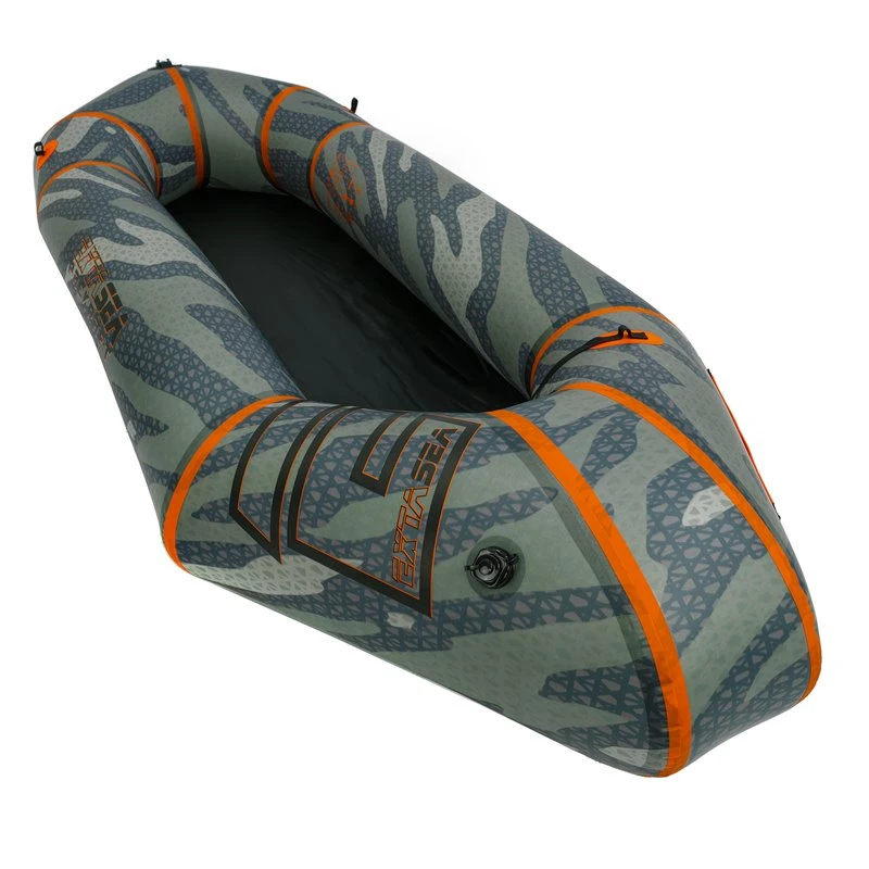 Extasea Packraft 255 1er Trekking Schlauchboot Camouflage TPU Ultra Leicht 4 Extasea Packraft 255 1er Trekking Schlauchboot Camouflage TPU Ultra Leicht – Bild 4