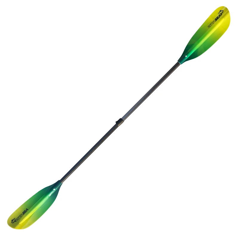 ExtaSea Pro Tour Carbon Vario Doppelpaddel | 220-240cm | 4-teilig | Lime-yellow 2 ExtaSea Pro Tour Carbon Vario Doppelpaddel | 220-240cm | 4-teilig | Lime-yellow – Bild 2