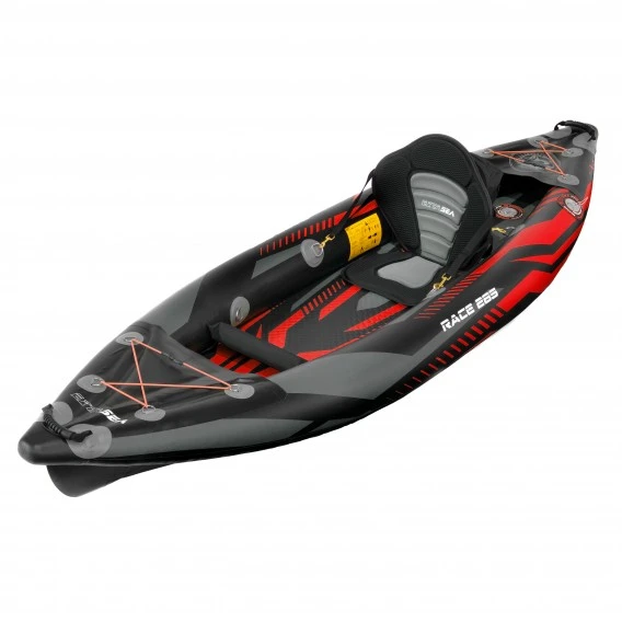ExtaSea Race 285 1er Kajak Aufblasbar Drop-Stitch Schlauchboot Kajak Rot 1 ExtaSea Race 285 1er Kajak Aufblasbar Drop-Stitch Schlauchboot Kajak Rot