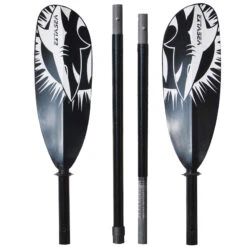 ExtaSea Tour Vario Fiberglas Doppelpaddel | 210-240cm | 4-teilig | Schwarz-weiß -Bestes Boots Geschäft extasea tour vario fiberglas doppelpaddel 210 240cm 4 teilig schwarz weiss 2