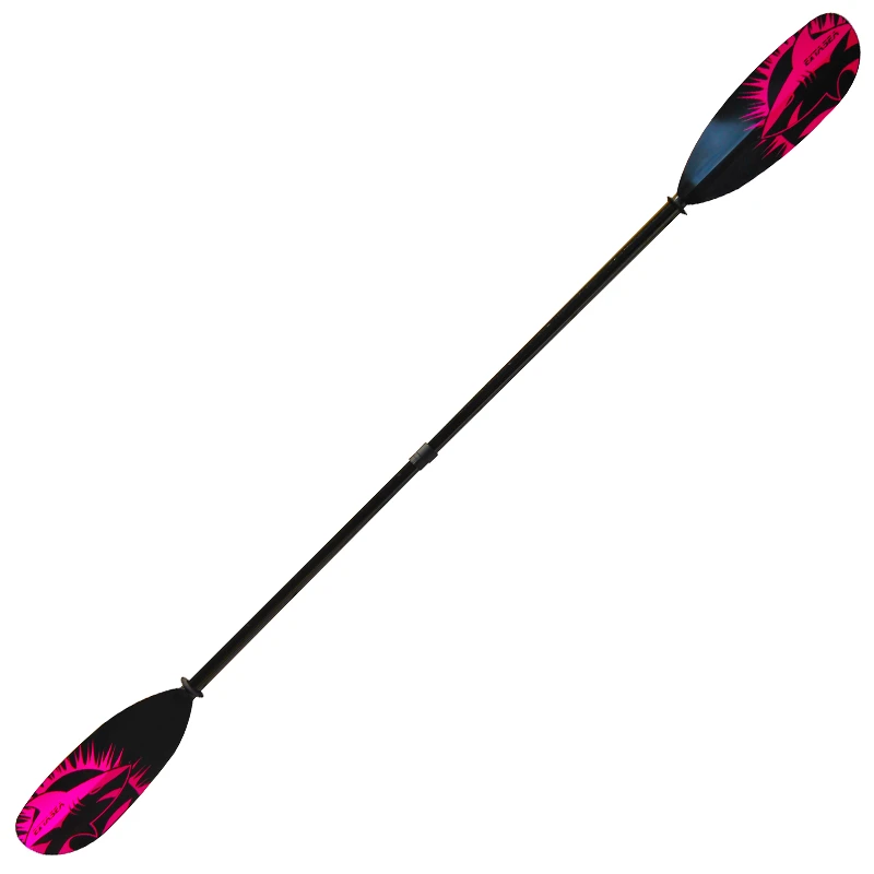 ExtaSea Tour Vario Fiberglas Doppelpaddel | 220-230cm | 4-teilig | Schwarz-pink 1 ExtaSea Tour Vario Fiberglas Doppelpaddel | 220-230cm | 4-teilig | Schwarz-pink