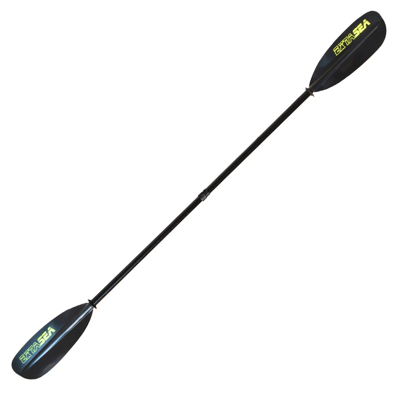 ExtaSea Tour Vario Fiberglas Doppelpaddel | 220-240cm | 4-teilig | Schwarz-lime 3 ExtaSea Tour Vario Fiberglas Doppelpaddel | 220-240cm | 4-teilig | Schwarz-lime – Bild 3