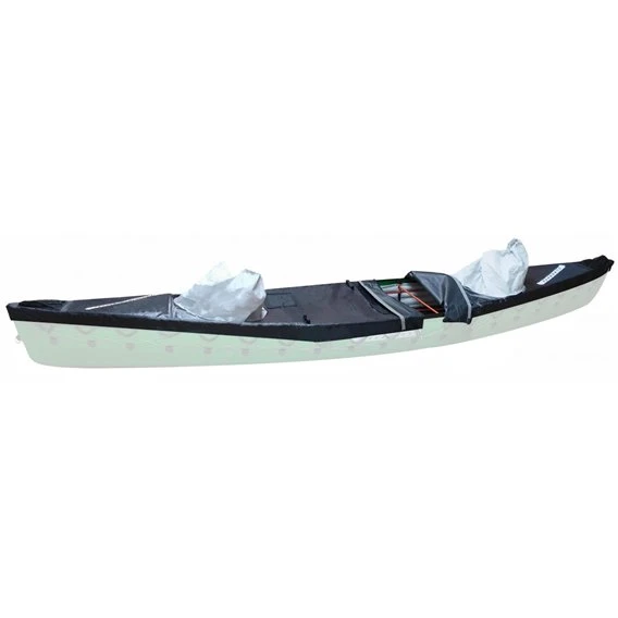 Pakboats Verdeck Für PakCanoe 160 Spritzdecke Mit Schürzen Dunkelgrau-schwarz 2 Pakboats Verdeck Für PakCanoe 160 Spritzdecke Mit Schürzen Dunkelgrau-schwarz – Bild 2